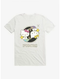 Best Pirce 🎉 Hello Kitty Star Sign Pisces Stencil T-Shirt 🎁