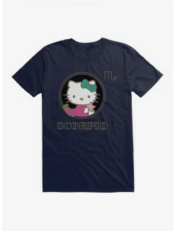 New ⭐ Hello Kitty Star Sign Scorpio Stencil T-Shirt 🥰 -Hello Kitty Sales Shop 18188927 hi