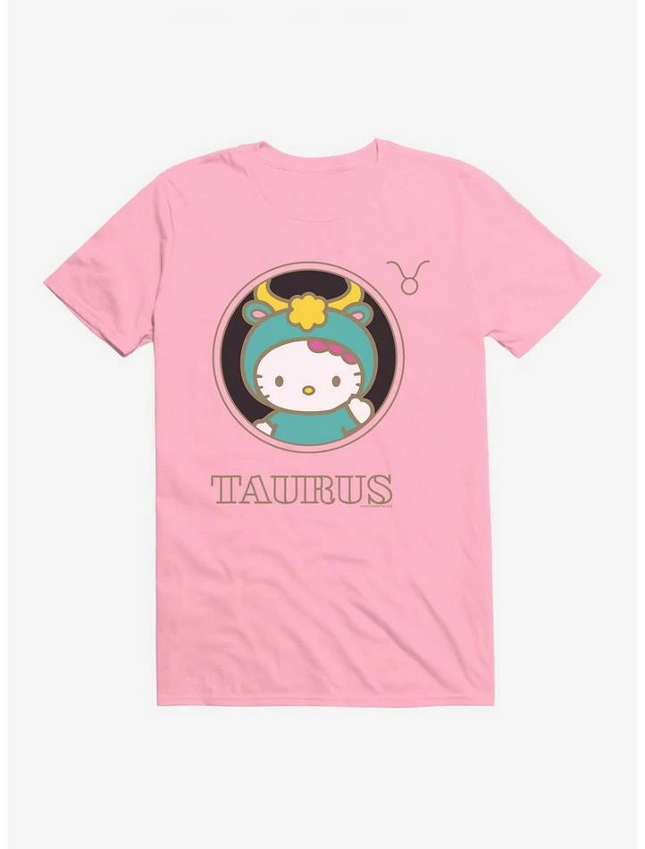 Best Sale 🎉 Hello Kitty Star Sign Taurus Stencil T-Shirt 👍 4 Best Sale 🎉 Hello Kitty Star Sign Taurus Stencil T-Shirt 👍 - Image 4