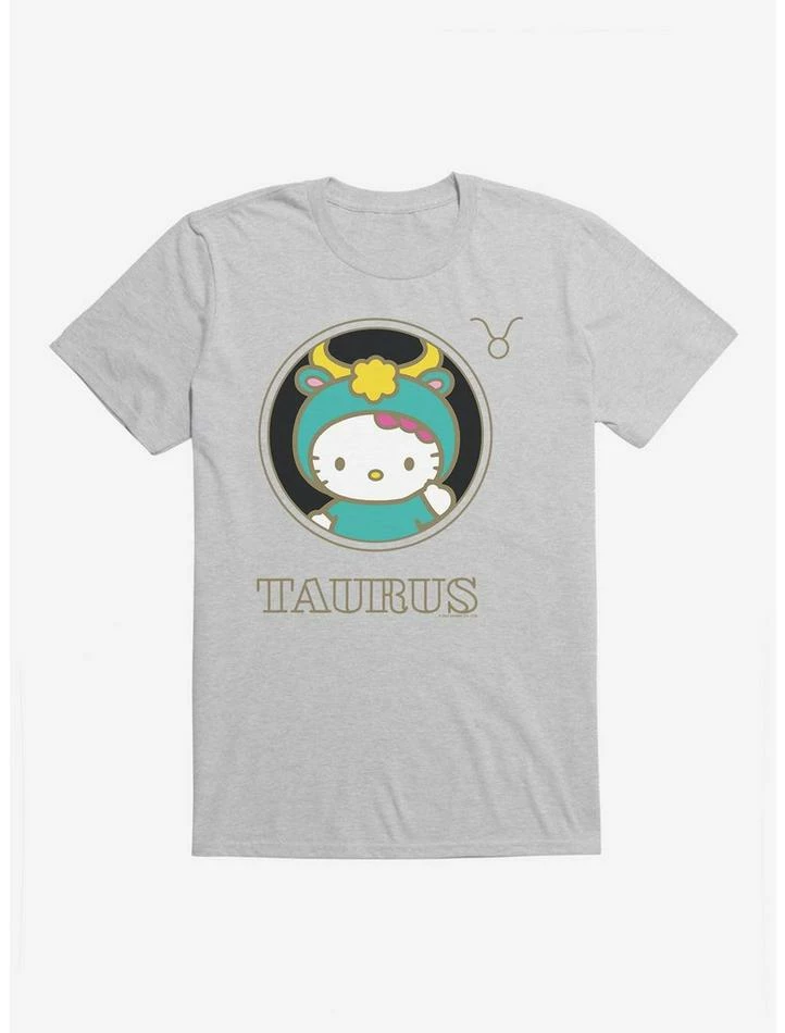 Best Sale 🎉 Hello Kitty Star Sign Taurus Stencil T-Shirt 👍 5 Best Sale 🎉 Hello Kitty Star Sign Taurus Stencil T-Shirt 👍 - Image 5