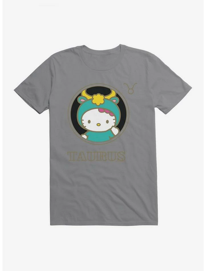 Best Sale 🎉 Hello Kitty Star Sign Taurus Stencil T-Shirt 👍 9 Best Sale 🎉 Hello Kitty Star Sign Taurus Stencil T-Shirt 👍 - Image 9