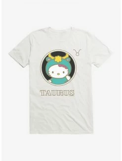Best Sale 🎉 Hello Kitty Star Sign Taurus Stencil T-Shirt 👍