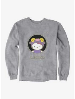 Best Sale ✨ Hello Kitty Star Sign Aries Stencil Sweatshirt ✔️