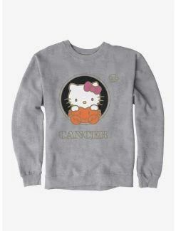 Coupon 👍 Hello Kitty Star Sign Cancer Stencil Sweatshirt ⌛ -Hello Kitty Sales Shop 18189649 hi