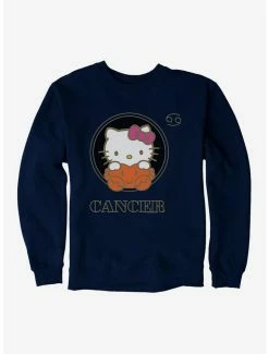 Coupon 👍 Hello Kitty Star Sign Cancer Stencil Sweatshirt ⌛ -Hello Kitty Sales Shop 18189656 hi