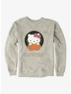 Coupon 👍 Hello Kitty Star Sign Cancer Stencil Sweatshirt ⌛ -Hello Kitty Sales Shop 18189663 hi