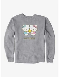 Discount ⌛ Hello Kitty Star Sign Gemini Sweatshirt 👏 -Hello Kitty Sales Shop 18189754 hi