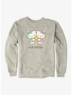 Discount ⌛ Hello Kitty Star Sign Gemini Sweatshirt 👏 -Hello Kitty Sales Shop 18189768 hi