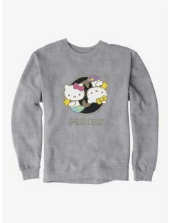 Outlet ⭐ Hello Kitty Star Sign Pisces Stencil Sweatshirt ❤️ -Hello Kitty Sales Shop 18190069 hi