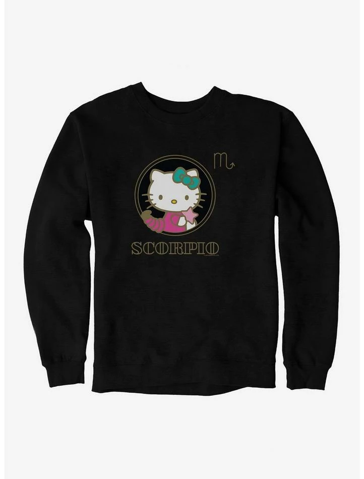 Outlet 🌟 Hello Kitty Star Sign Scorpio Stencil Sweatshirt 💯 2 Outlet 🌟 Hello Kitty Star Sign Scorpio Stencil Sweatshirt 💯 - Image 2