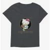 Discount 🤩 Hello Kitty Star Sign Aquarius Stencil 👧 Girls T-Shirt Plus Size 😀