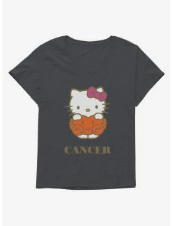 New 😉 Hello Kitty Star Sign Cancer 👧 Girls T-Shirt Plus Size 🛒 -Hello Kitty Sales Shop 18191765 hi