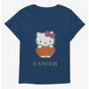 New 😉 Hello Kitty Star Sign Cancer 👧 Girls T-Shirt Plus Size 🛒