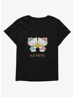 Hello Kitty Sales Shop 28 Cheapest ⌛ Hello Kitty Star Sign Gemini 👧 Girls T-Shirt Plus Size 🤩