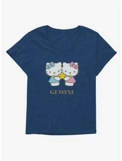 Cheapest ⌛ Hello Kitty Star Sign Gemini 👧 Girls T-Shirt Plus Size 🤩 -Hello Kitty Sales Shop 18191918 hi