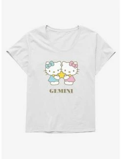 Cheapest ⌛ Hello Kitty Star Sign Gemini 👧 Girls T-Shirt Plus Size 🤩 -Hello Kitty Sales Shop 18191963 hi