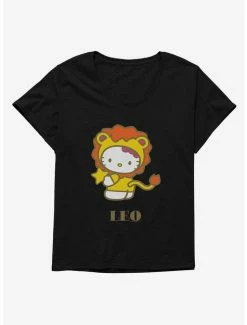 Best reviews of 💯 Hello Kitty Star Sign Leo 👧 Girls T-Shirt Plus Size 🎁