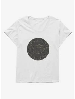 Cheapest 🧨 Hello Kitty Star Sign Map 👧 Girls T-Shirt Plus Size 🎉