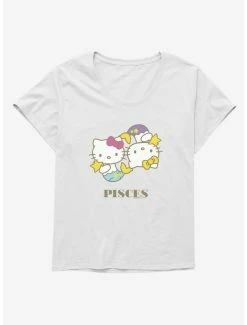 Deals 🥰 Hello Kitty Star Sign Pisces 👧 Girls T-Shirt Plus Size ✨ -Hello Kitty Sales Shop 18192251 hi