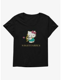 Flash Sale ๐คฉ Hello Kitty Star Sign Sagittarius ๐ง Girls T-Shirt Plus Size ๐งจ