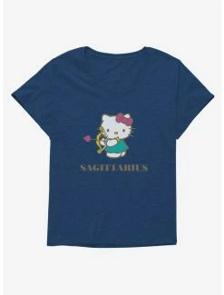 Flash Sale 🤩 Hello Kitty Star Sign Sagittarius 👧 Girls T-Shirt Plus Size 🧨 -Hello Kitty Sales Shop 18192278 hi