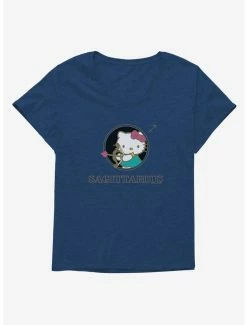 Cheap 😀 Hello Kitty Star Sign Sagittarius Stencil 👧 Girls T-Shirt Plus Size 🤩 -Hello Kitty Sales Shop 18192305 hi
