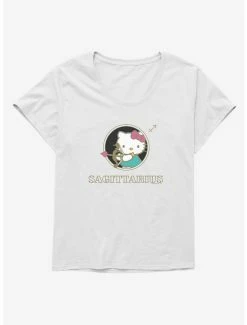 Cheap 😀 Hello Kitty Star Sign Sagittarius Stencil 👧 Girls T-Shirt Plus Size 🤩 -Hello Kitty Sales Shop 18192314 hi