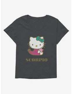 Flash Sale 😀 Hello Kitty Star Sign Scorpio 👧 Girls T-Shirt Plus Size ⌛ -Hello Kitty Sales Shop 18192341 hi