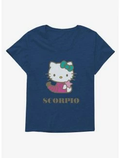 Flash Sale 😀 Hello Kitty Star Sign Scorpio 👧 Girls T-Shirt Plus Size ⌛ -Hello Kitty Sales Shop 18192350 hi