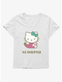 Flash Sale 😀 Hello Kitty Star Sign Scorpio 👧 Girls T-Shirt Plus Size ⌛ -Hello Kitty Sales Shop 18192395 hi