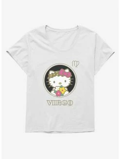Top 10 ⌛ Hello Kitty Star Sign Capricorn Stencil 👧 Girls T-Shirt Plus Size 🔔