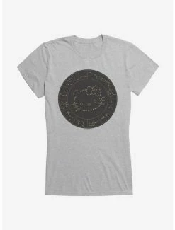 Coupon 🧨 Hello Kitty Star Sign Map 👧 Girls T-Shirt ⭐ -Hello Kitty Sales Shop 18192839 hi