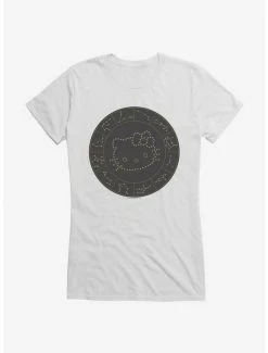 Coupon 🧨 Hello Kitty Star Sign Map 👧 Girls T-Shirt ⭐ -Hello Kitty Sales Shop 18192860 hi