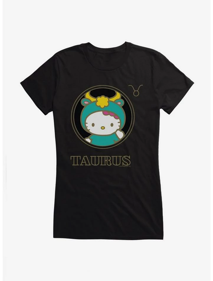 Budget ๐งจ Hello Kitty Star Sign Taurus Stencil ๐ง Girls T-Shirt ๐ฅ 2 Budget ๐งจ Hello Kitty Star Sign Taurus Stencil ๐ง Girls T-Shirt ๐ฅ - Image 2