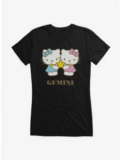 Discount 😉 Hello Kitty Star Sign Gemini 👧 Girls T-Shirt 🥰 -Hello Kitty Sales Shop 18193191 hi