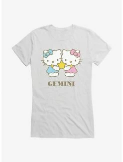 Discount 😉 Hello Kitty Star Sign Gemini 👧 Girls T-Shirt 🥰 -Hello Kitty Sales Shop 18193282 hi
