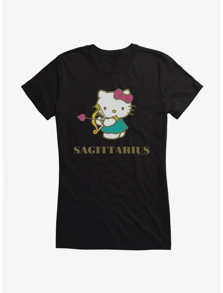 New ✨ Hello Kitty Star Sign Sagittarius 👧 Girls T-Shirt 🔔 2 New ✨ Hello Kitty Star Sign Sagittarius 👧 Girls T-Shirt 🔔 - Image 2