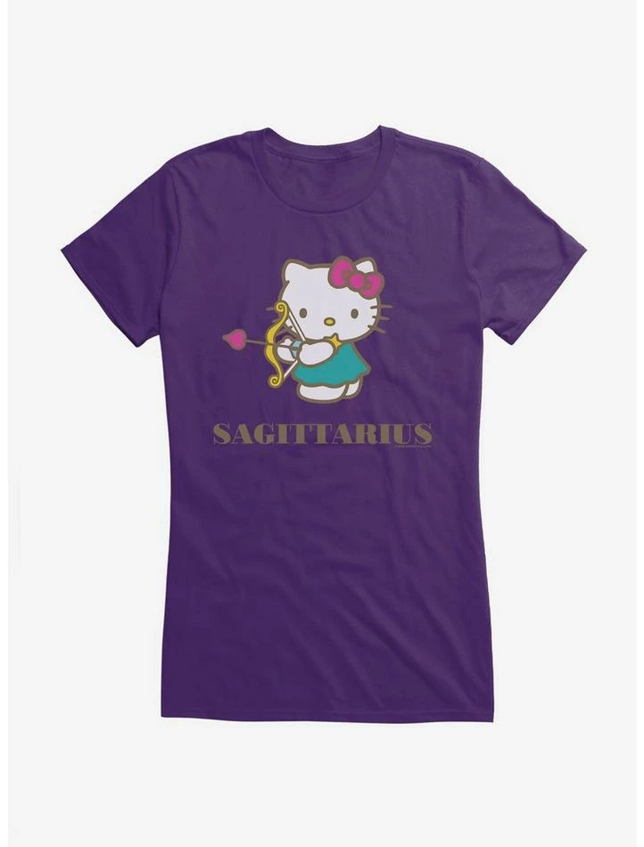New ✨ Hello Kitty Star Sign Sagittarius 👧 Girls T-Shirt 🔔 7 New ✨ Hello Kitty Star Sign Sagittarius 👧 Girls T-Shirt 🔔 - Image 7