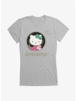 Deals 😍 Hello Kitty Star Sign Scorpio Stencil 👧 Girls T-Shirt 🥰 -Hello Kitty Sales Shop 18193716 hi