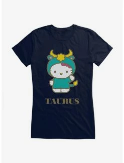 New 👏 Hello Kitty Star Sign Taurus 👧 Girls T-Shirt 🎁 -Hello Kitty Sales Shop 18193779 hi
