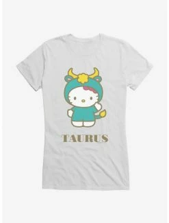New 👏 Hello Kitty Star Sign Taurus 👧 Girls T-Shirt 🎁 -Hello Kitty Sales Shop 18193793 hi