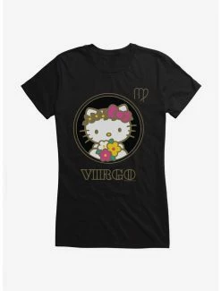 Best deal 👍 Hello Kitty Star Sign Virgo Stencil 👧 Girls T-Shirt 🔥