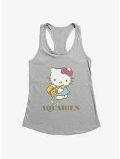 Discount ❤️ Hello Kitty Star Sign Aquarius 👧 Girls Tank 🎁 -Hello Kitty Sales Shop 18194064 hi