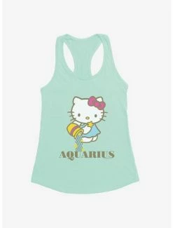 Discount ❤️ Hello Kitty Star Sign Aquarius 👧 Girls Tank 🎁 -Hello Kitty Sales Shop 18194079 hi