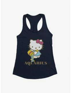 Discount ❤️ Hello Kitty Star Sign Aquarius 👧 Girls Tank 🎁 -Hello Kitty Sales Shop 18194091 hi