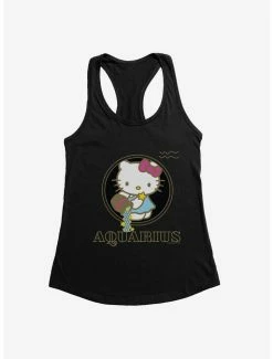 Wholesale ⭐ Hello Kitty Star Sign Aquarius Stencil 👧 Girls Tank ⌛