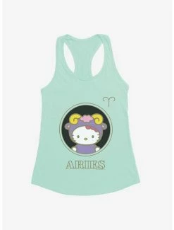 Cheapest ✨ Hello Kitty Star Sign Aries Stencil 👧 Girls Tank ⭐ -Hello Kitty Sales Shop 18194417 hi