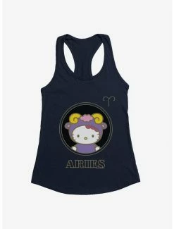 Cheapest ✨ Hello Kitty Star Sign Aries Stencil 👧 Girls Tank ⭐ -Hello Kitty Sales Shop 18194424 hi