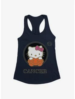 Hot Sale 💯 Hello Kitty Star Sign Cancer Stencil 👧 Girls Tank 🔔