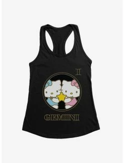 Promo 🔥 Hello Kitty Star Sign Gemini Stencil 👧 Girls Tank 😍 -Hello Kitty Sales Shop 18194655 hi
